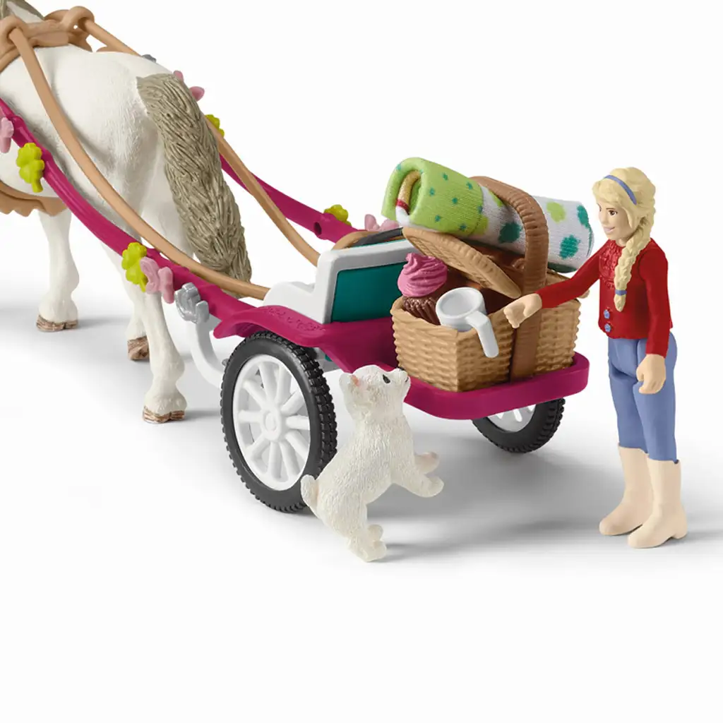 Schleich: Horse Club - Игрална комплектация за конен шоу с пикник (42467) изображение 4