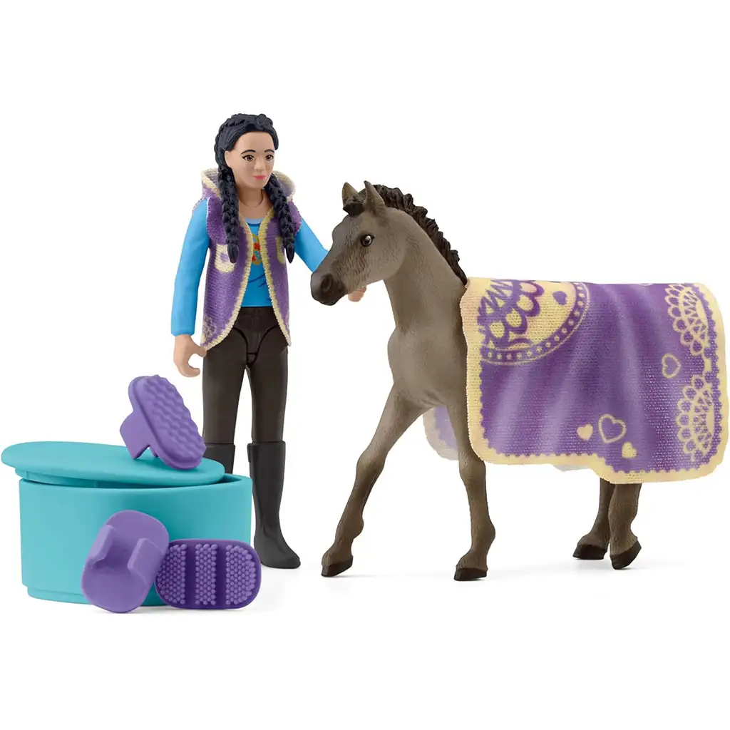Schleich: Horse Club - Комплект за красота Kimmel (42753) изображение 2