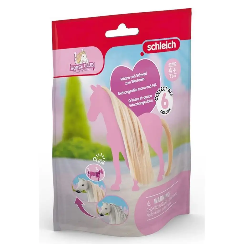 Schleich Horse Club: Красотите на Софи - Комплект за допълнение с руса грива и опашка (42650) изображение 1