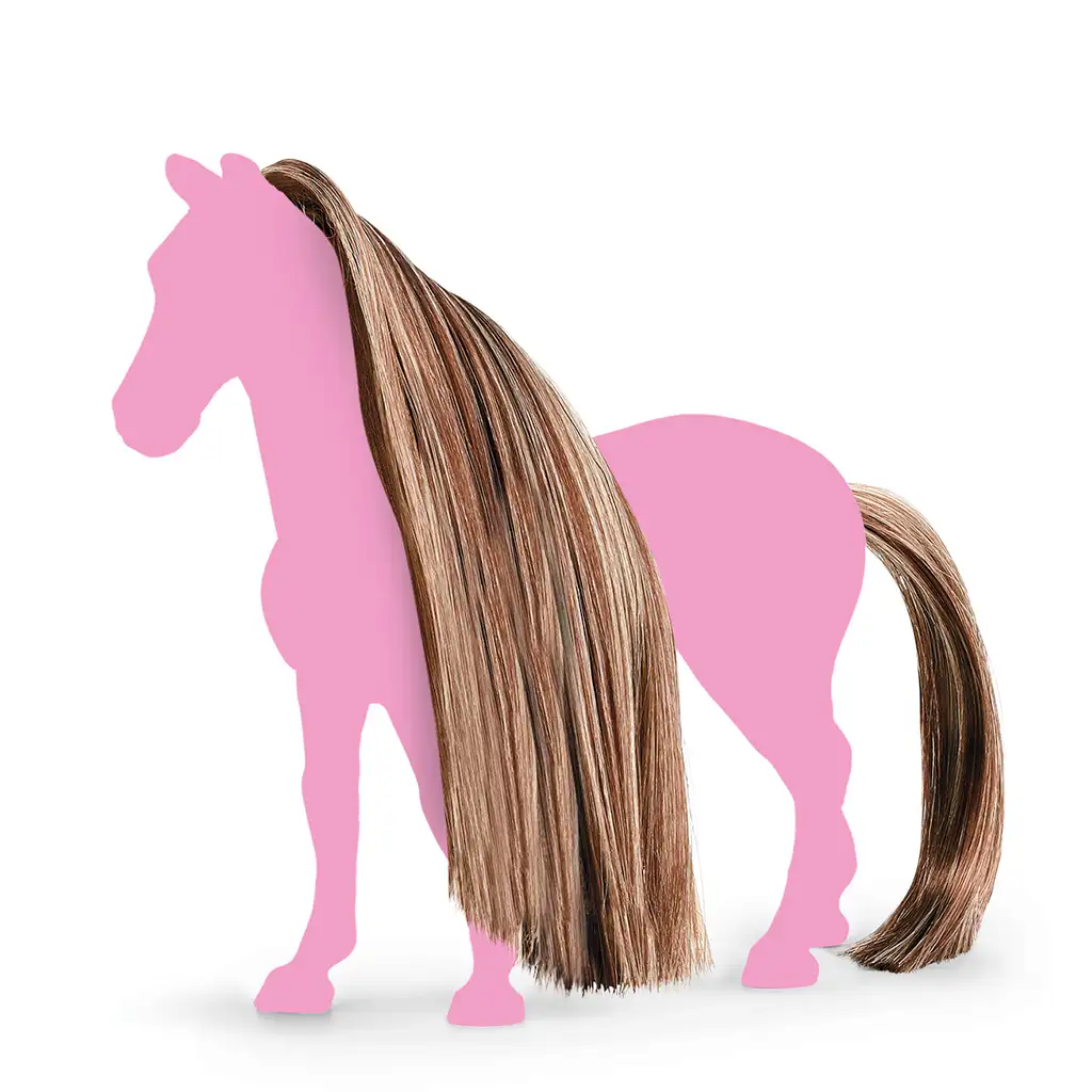 Schleich Horse Club: Красотите на София - Комплект за златистокафяви грива и опашка (42653) изображение 2