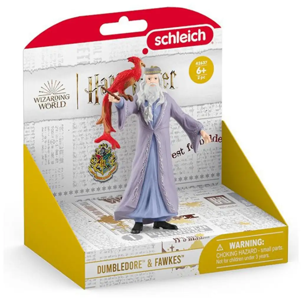 Schleich: Комплект фигури на Хари Потър Дъмбълдор и Фоукс (42637) изображение 1