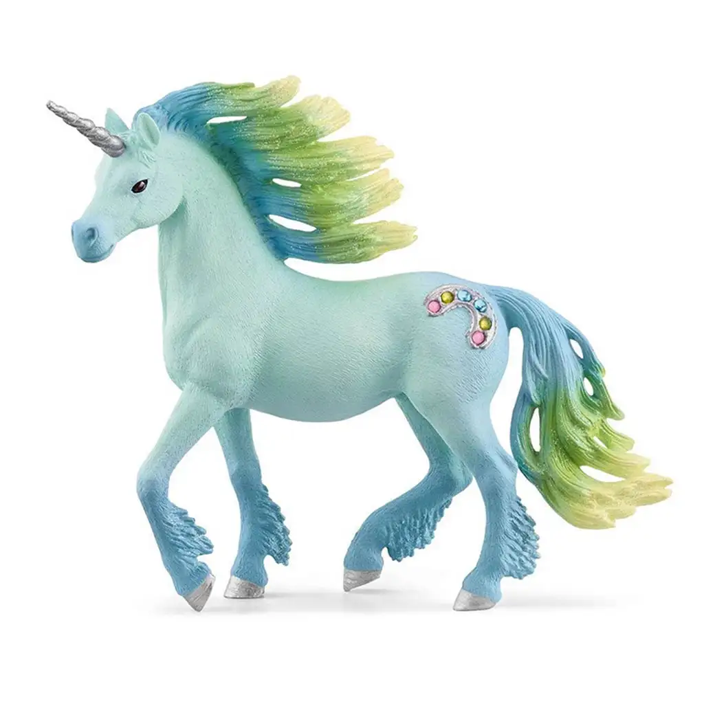 Schleich: Marshmallow еднорог жребец фигура (70722) изображение 1