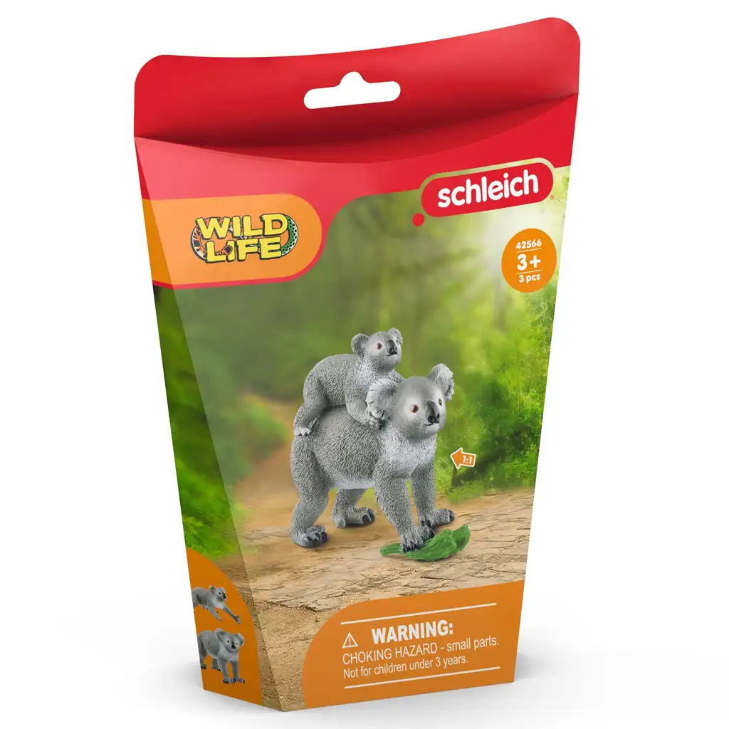 Schleich: Wild Life - Фигура комплект на коала майка и малко (42566) изображение 1