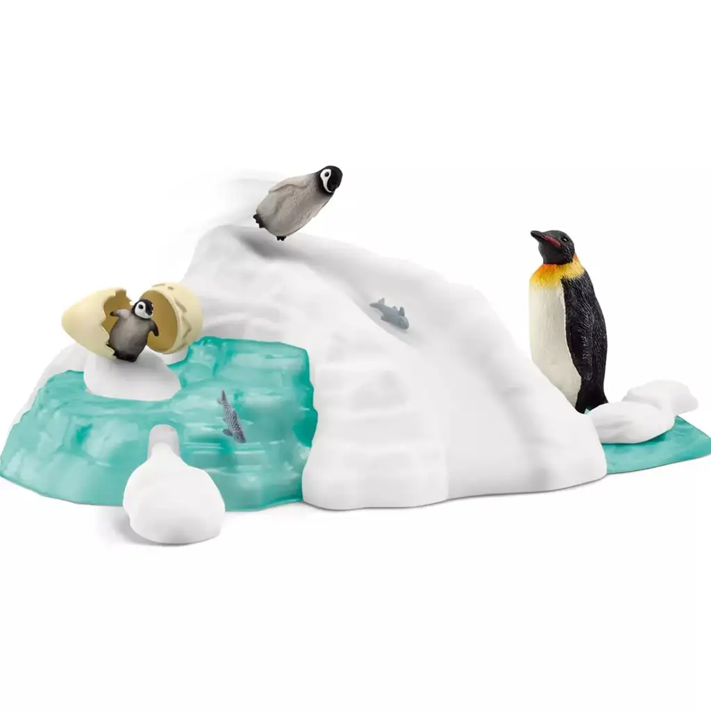Schleich: Wild Life - Семейна забава с фигури на пингвини (42661) изображение 2