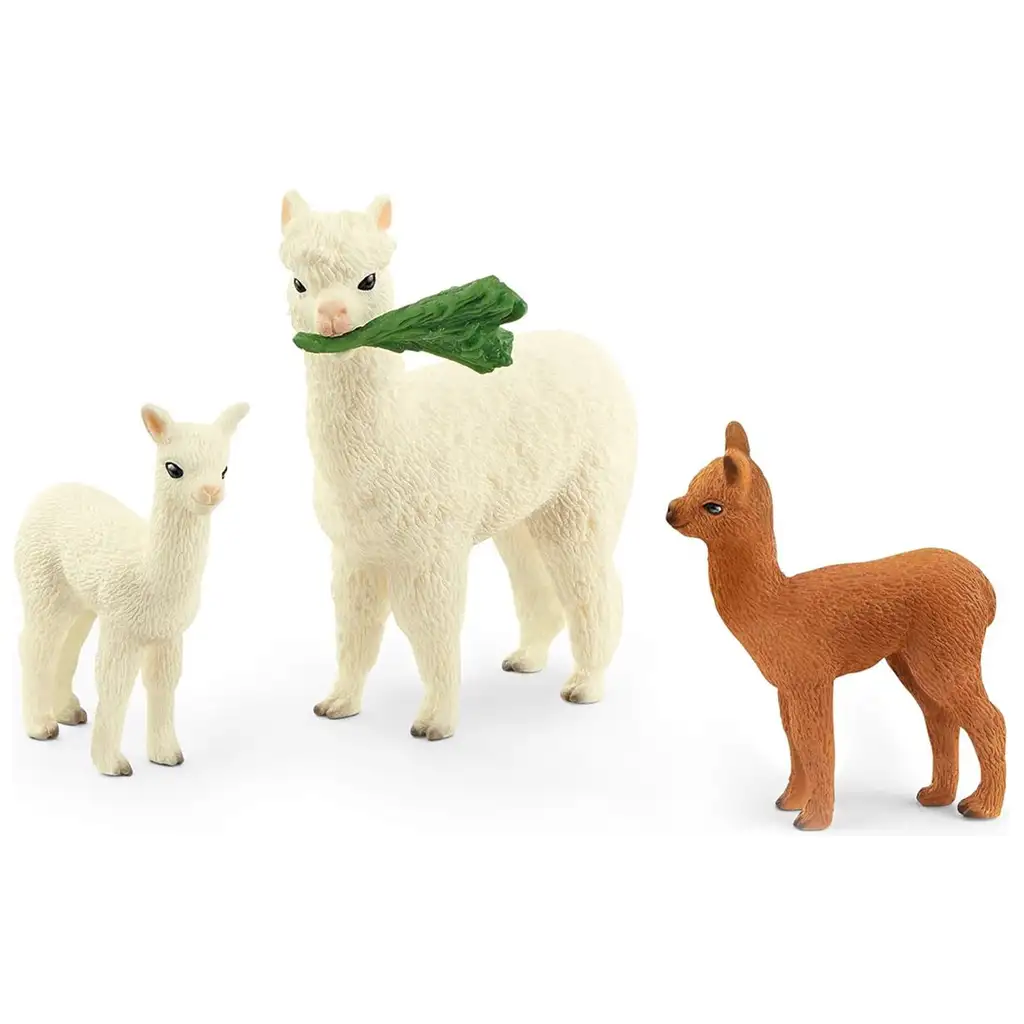 Schleich: Wild Life - Семейство алпака фигура комплект (42544) изображение 2