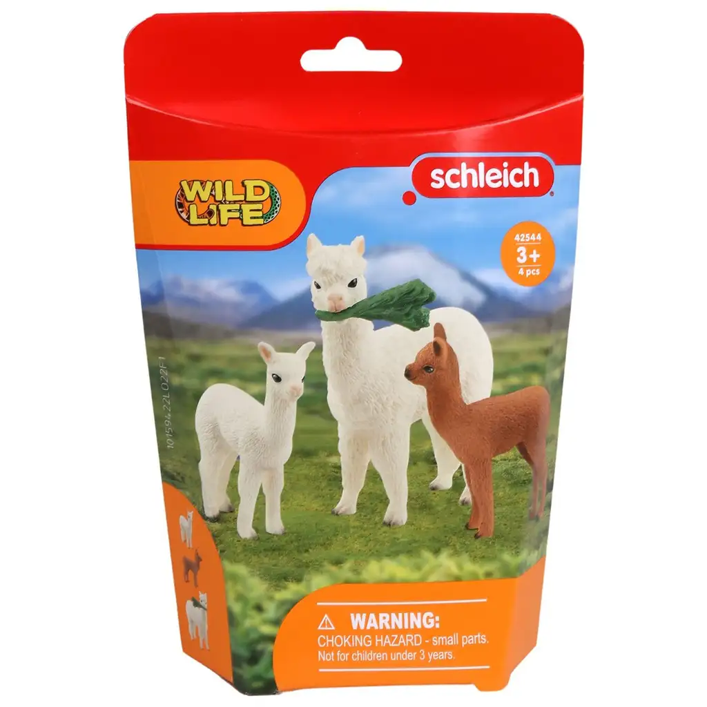Schleich: Wild Life - Семейство алпака фигура комплект (42544) изображение 1