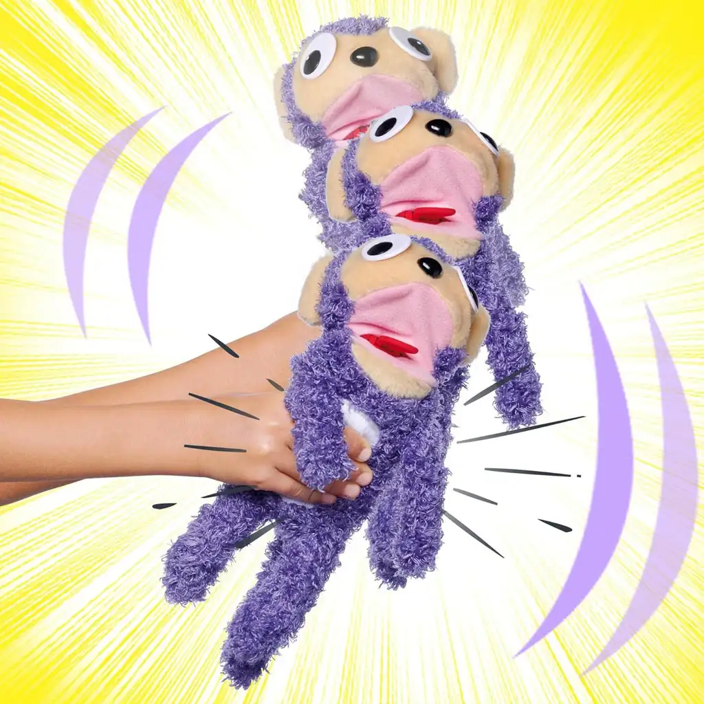 ScreamerZ: Крещяща маймуна плюшена фигура 30 см - Simba Toys изображение 5