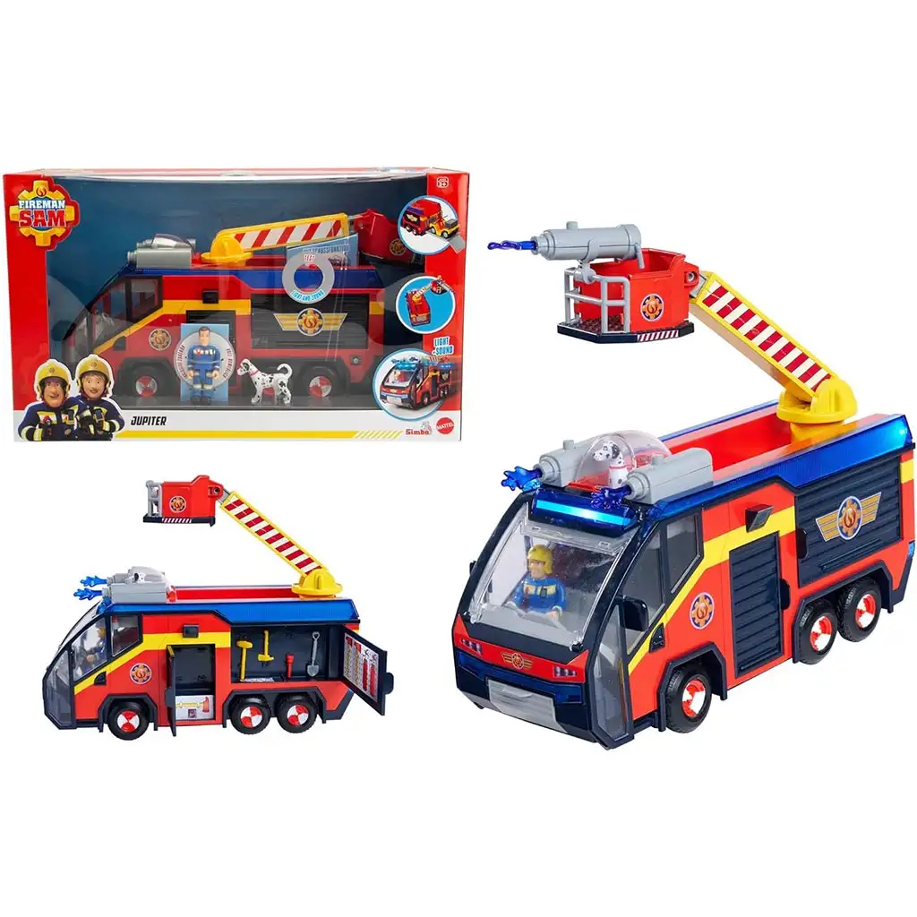 Сем пожарникът: Джупитер превозно средство с аксесоари - Simba Toys изображение 1