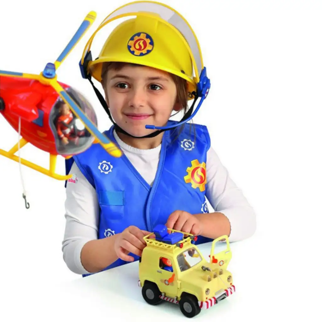 Сам, пожарникар: Пожарникарска каска с микрофон - Simba Toys изображение 3