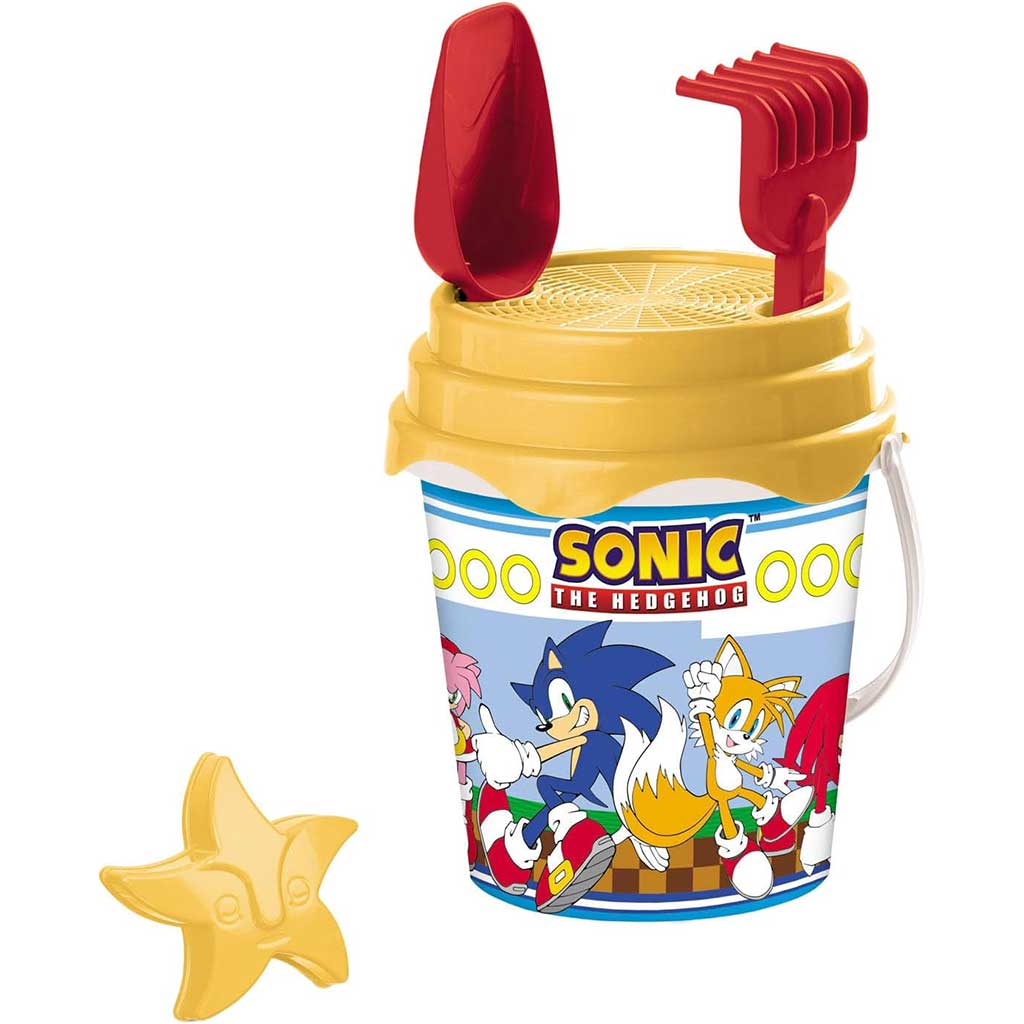 Сет за пясъчник с мотиви на Соник таралеж с кофа - Mondo Toys изображение 1