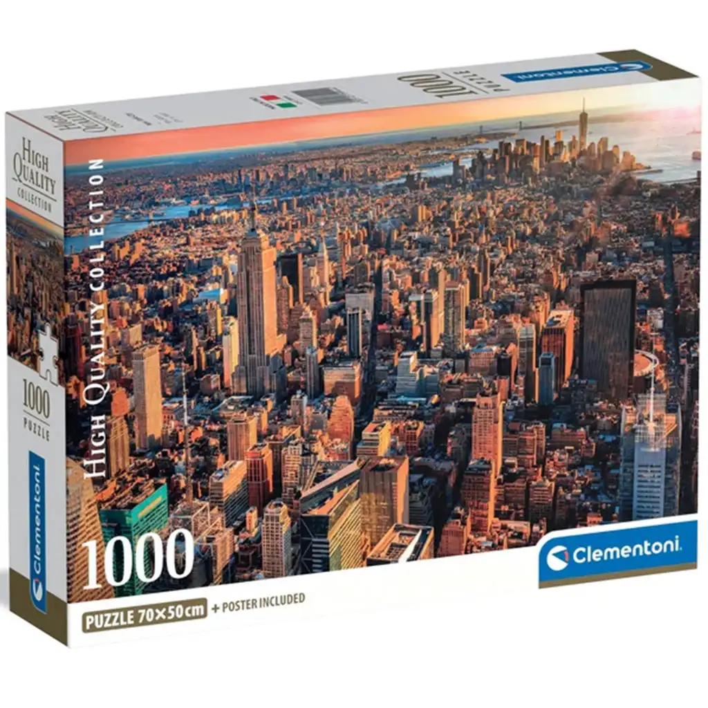 Сгради на Ню Йорк 1000 части HQC пъзел - Clementoni изображение 1