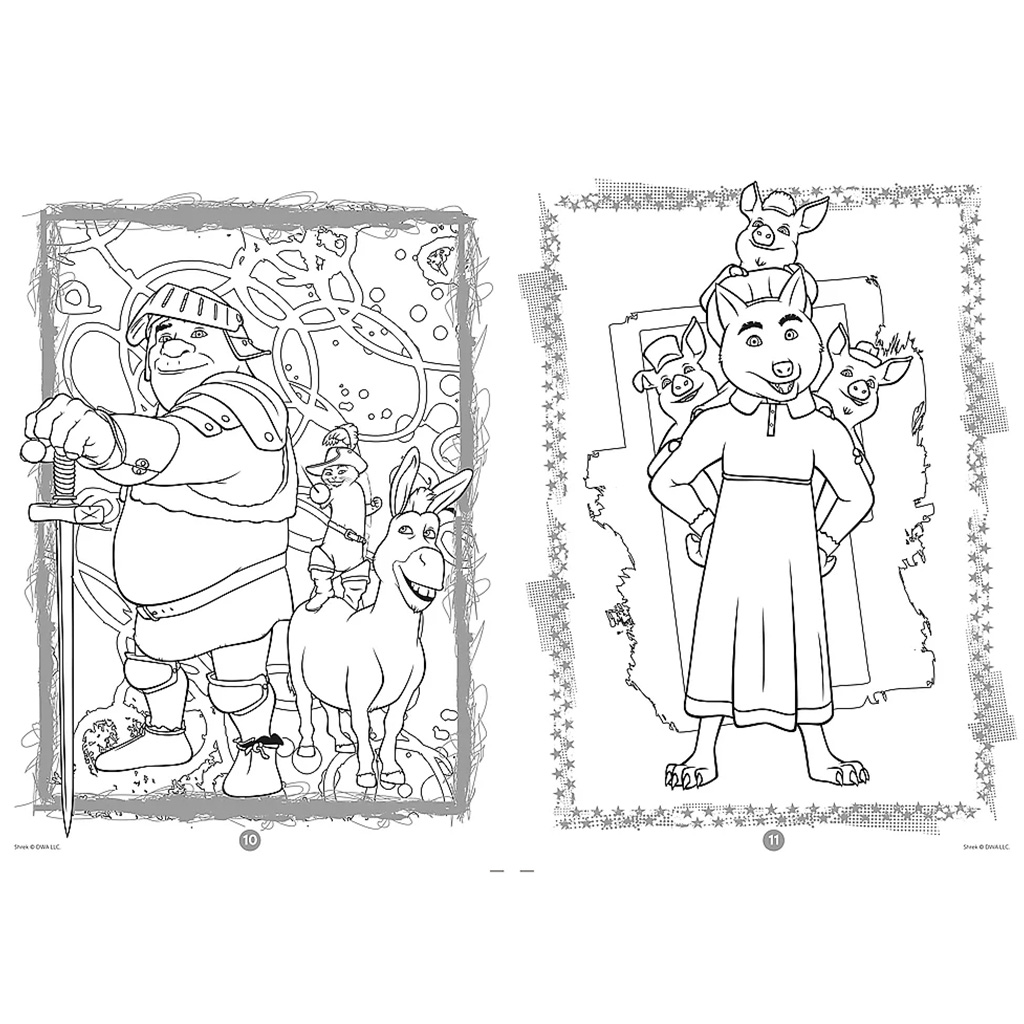 Shrek оцветяваща книга - Trefl изображение 2