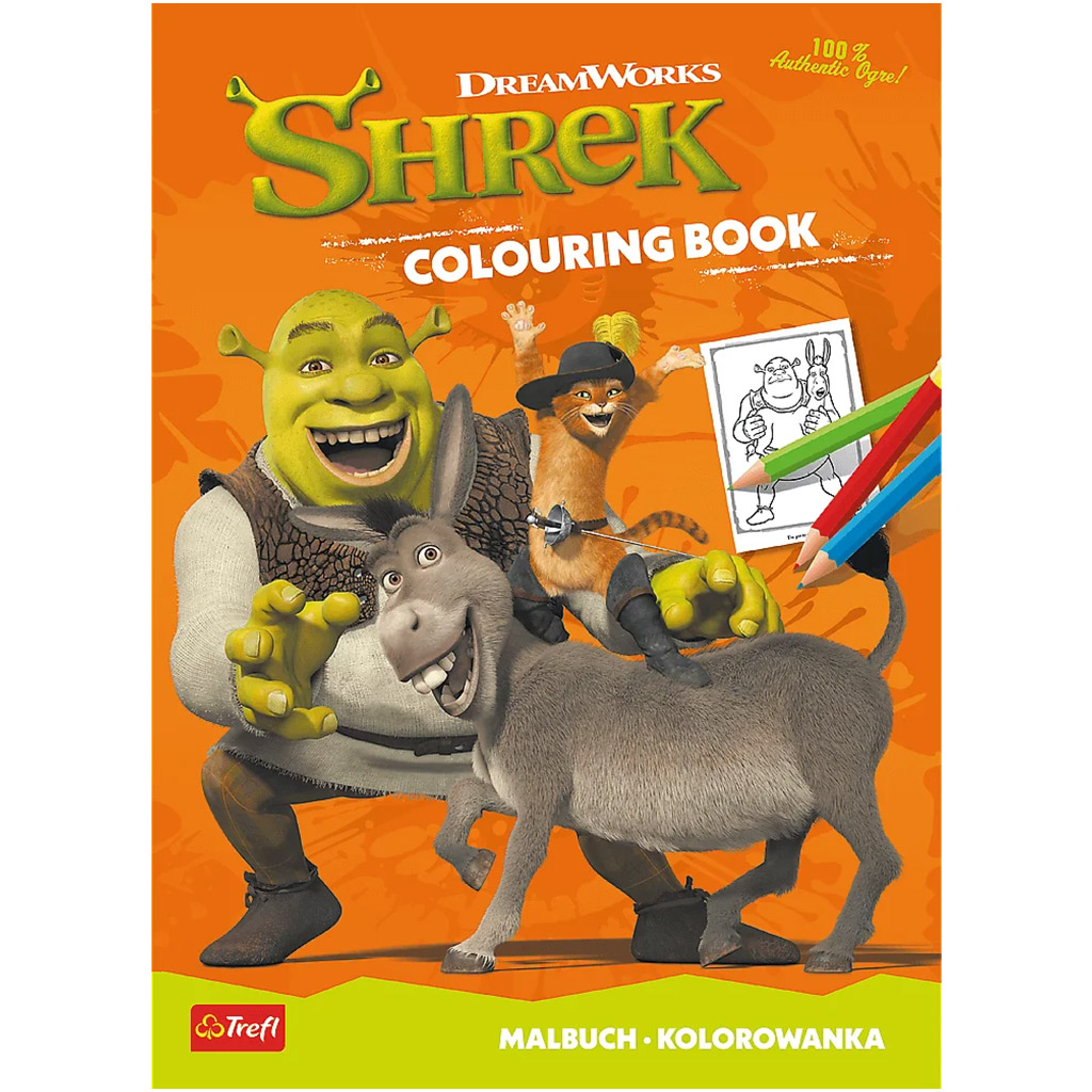 Shrek оцветяваща книга - Trefl изображение 1