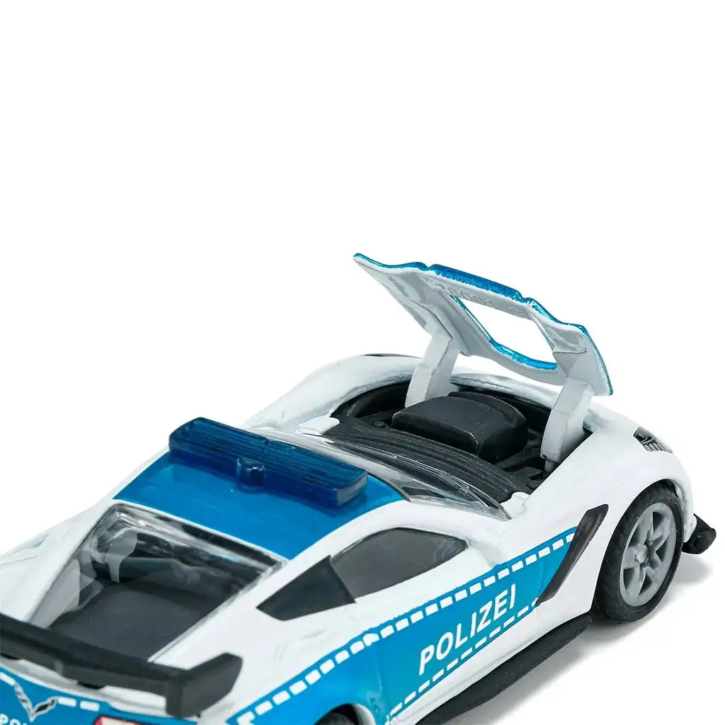 SIKU Chevrolet Corvette ZR1 полицейска количка 1/64 изображение 3