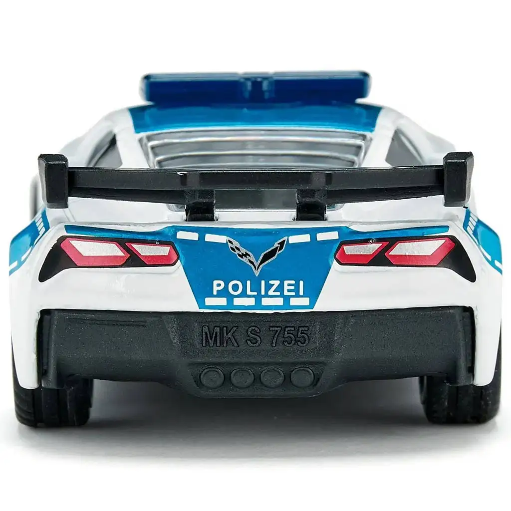 SIKU Chevrolet Corvette ZR1 полицейска количка 1/64 изображение 4