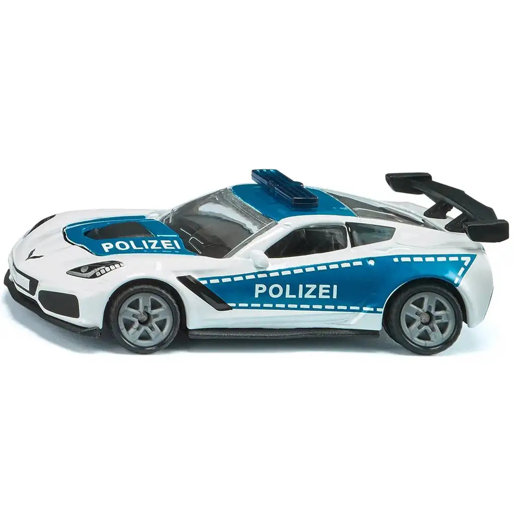 SIKU Chevrolet Corvette ZR1 полицейска количка 1/64 изображение 1