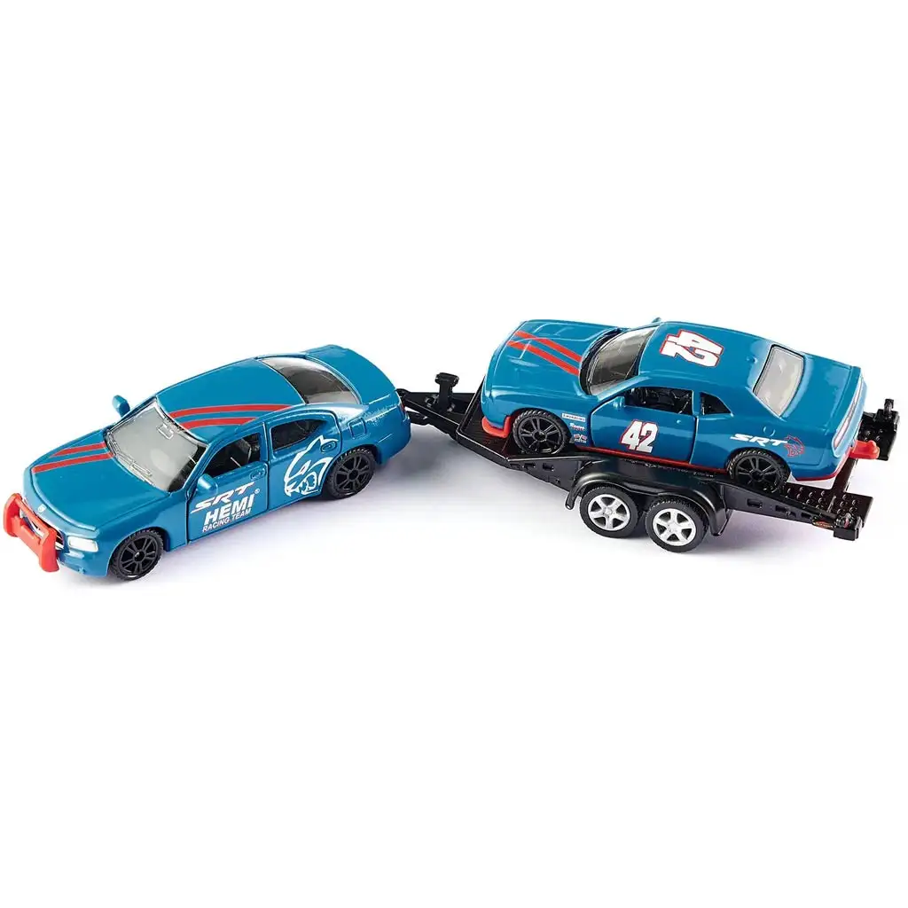 SIKU Dodge Charger + Dodge Challenger SRT Racing количка комплект от две части 1/55 изображение 2