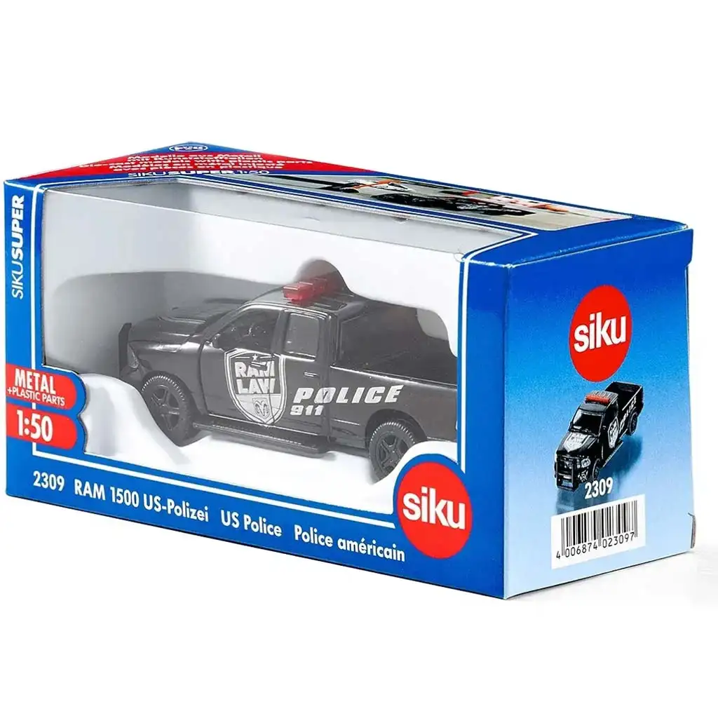 SIKU Dodge Ram полицейска кола 1/50 - 2309 изображение 3