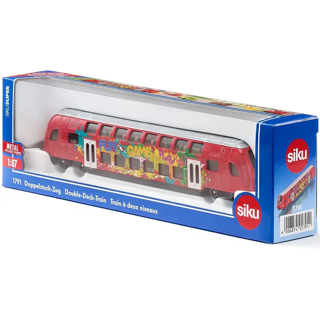 SIKU Двуетажен пътнически влак 1/87 изображение 4