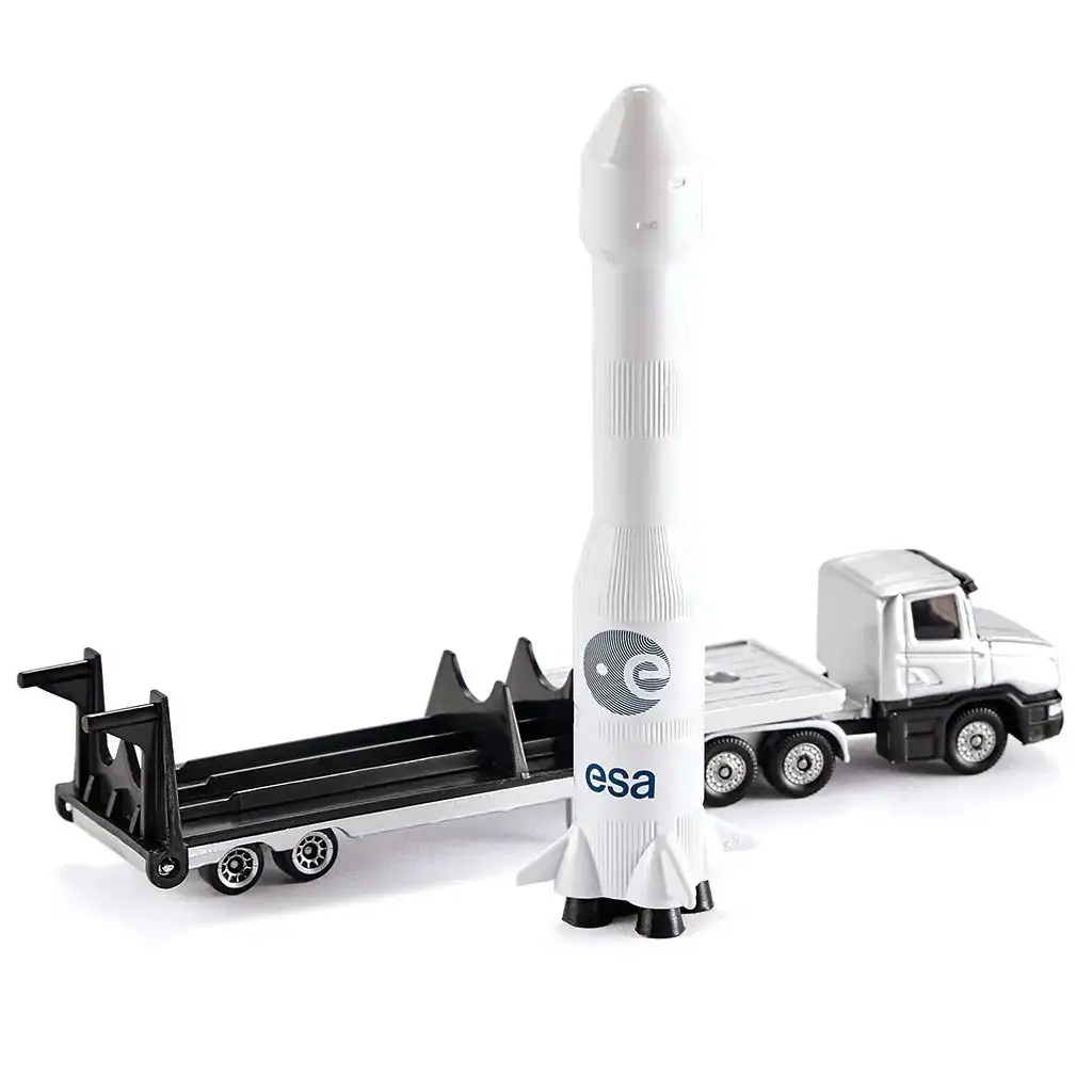 SIKU Космически камион с ремарке с ракета 1/87 изображение 2