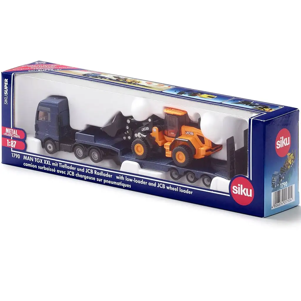 SIKU MAN камион с JCB трактор 1/87 изображение 5