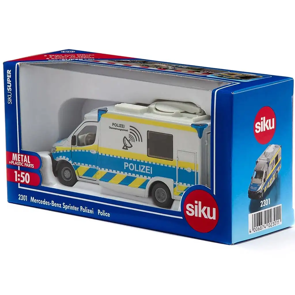 SIKU Mercedes-Benz Sprinter полицейски фургон 1/50 изображение 7