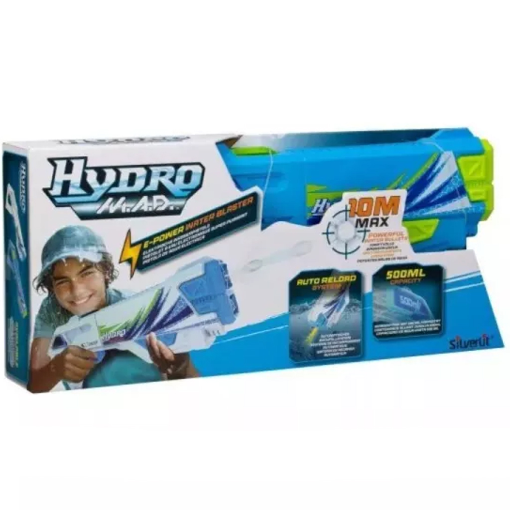 Silverlit: Hydro M.A.D електрически воден пистолет - Син изображение 1