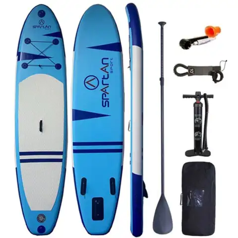 Синьо-бяло SP-320 SUP комплект за гребане 320см - Spartan изображение 1