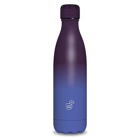 Синьо-лилав метален термос 500ml изображение 1
