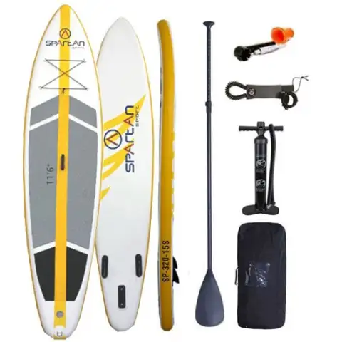 Сиво-оранжево SP-320 SUP Stand Up Paddle комплект 320см - Spartan изображение 1