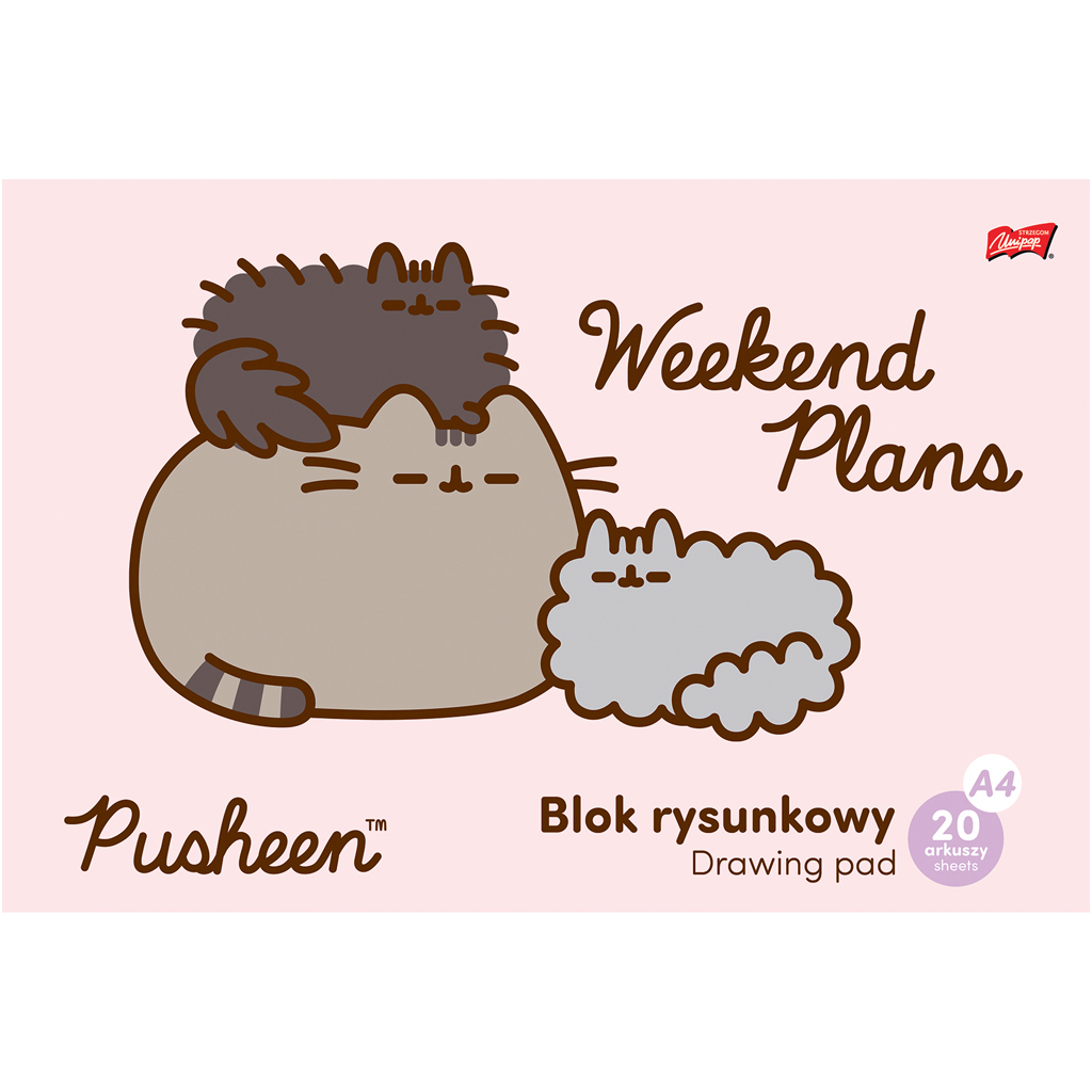 Скицник Pusheen A/4 20 листа изображение 1