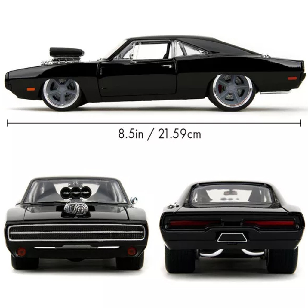 Смъртоносна надпревара: 1970 Dodge Charger метален автомобилен модел 1/24 - Jada Toys изображение 4