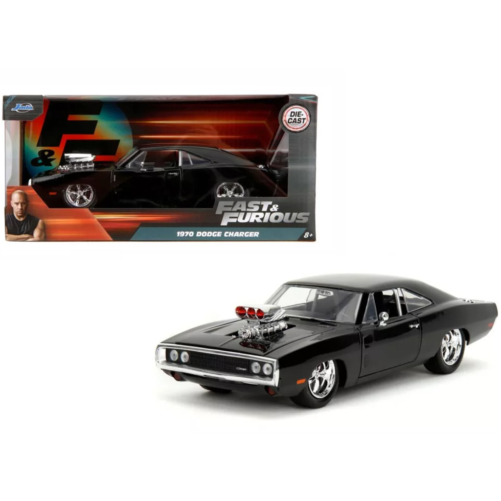 Смъртоносна надпревара: 1970 Dodge Charger с компресор метален автомобилен модел 1/24 - Jada Toys изображение 1