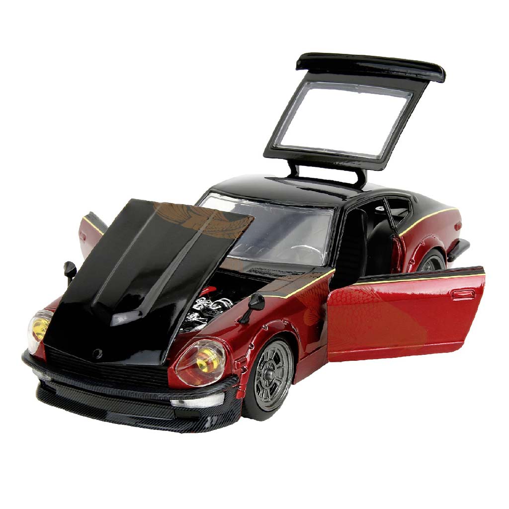 Смъртоносна надпревара: 1972 Datsun (F10) метален автомобилен модел 1/24 - Jada Toys изображение 3
