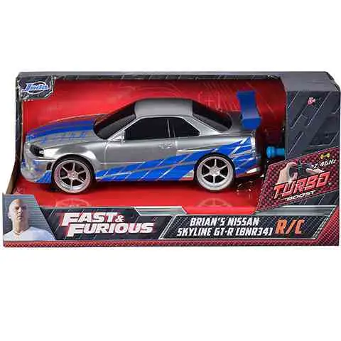 Смъртоносна надпревара: RC Brian's Nissan Skyline GT-R (BNR35) дистанционно управление автомобил 1/24 - Simba Toys изображение 1