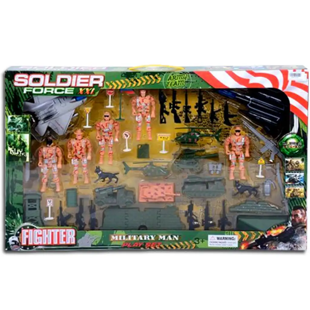 Soldier Force Военен комплект с играчки изображение 1