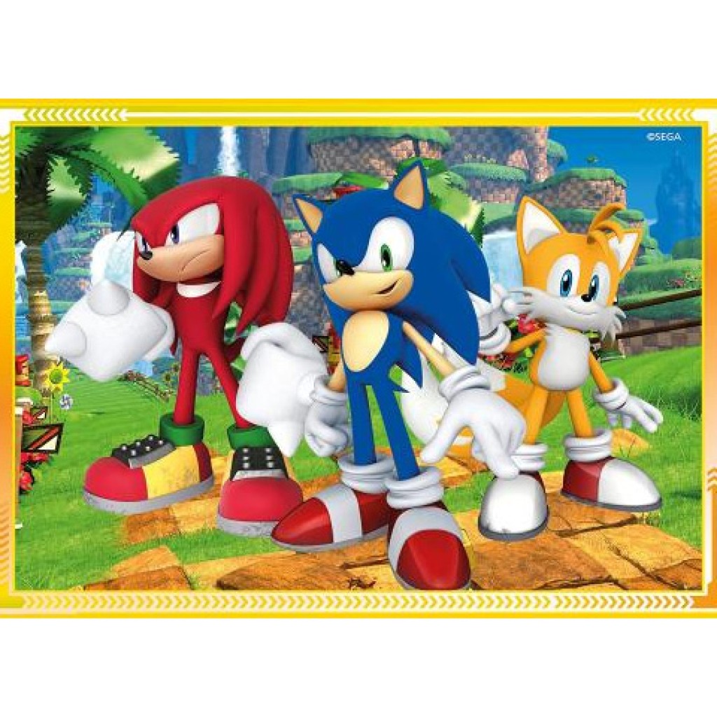 Sonic 4 в 1 пъзел - Clementoni изображение 2