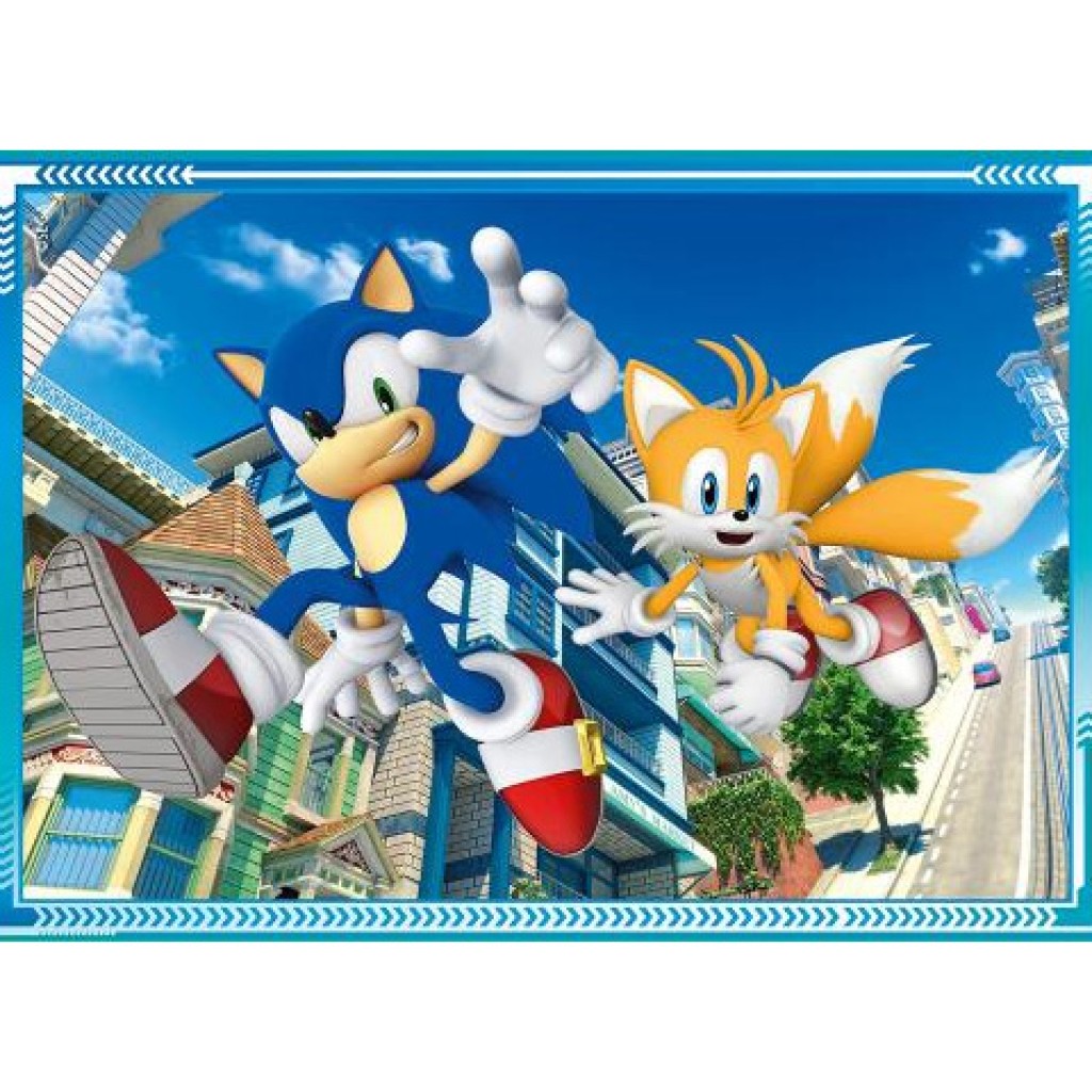 Sonic 4 в 1 пъзел - Clementoni изображение 3