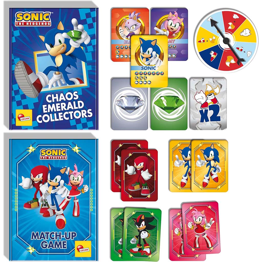 Sonic картова игра в раница - Lisciani изображение 2