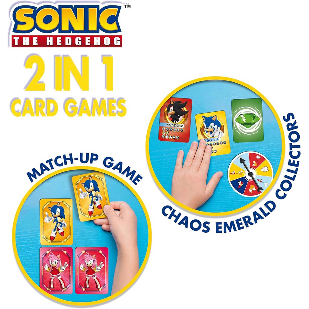 Sonic картова игра в раница - Lisciani изображение 3