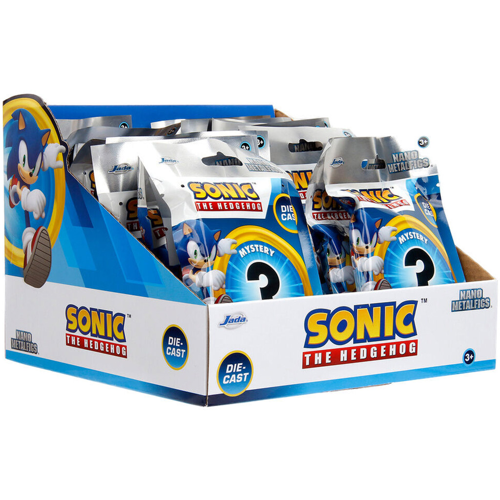 Sonic: Nano Metalfigs метална изненада фигура, различни видове, 1 бр. - Jada Toys изображение 1