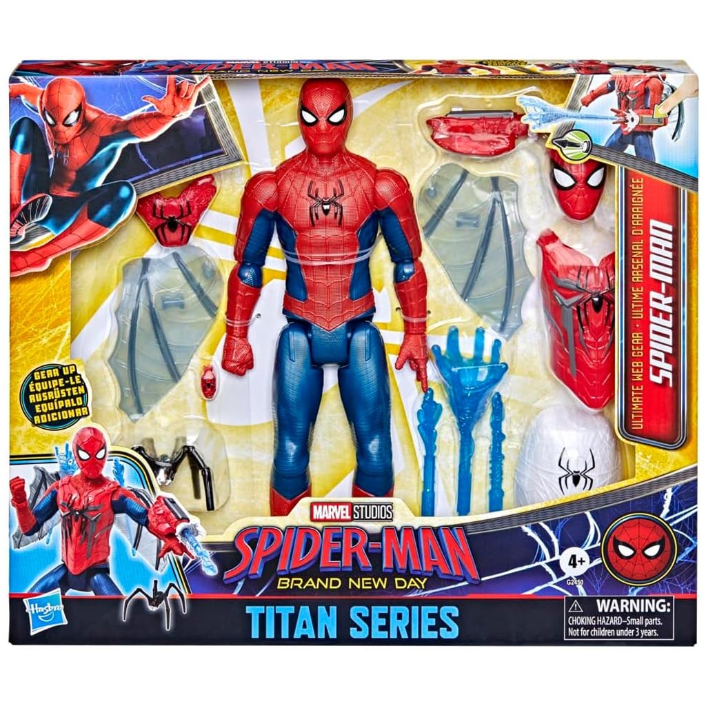 Спайдърмен Напълно нов ден: Ultimate Web Gear комплект за действие с аксесоари 29см – Hasbro изображение 1