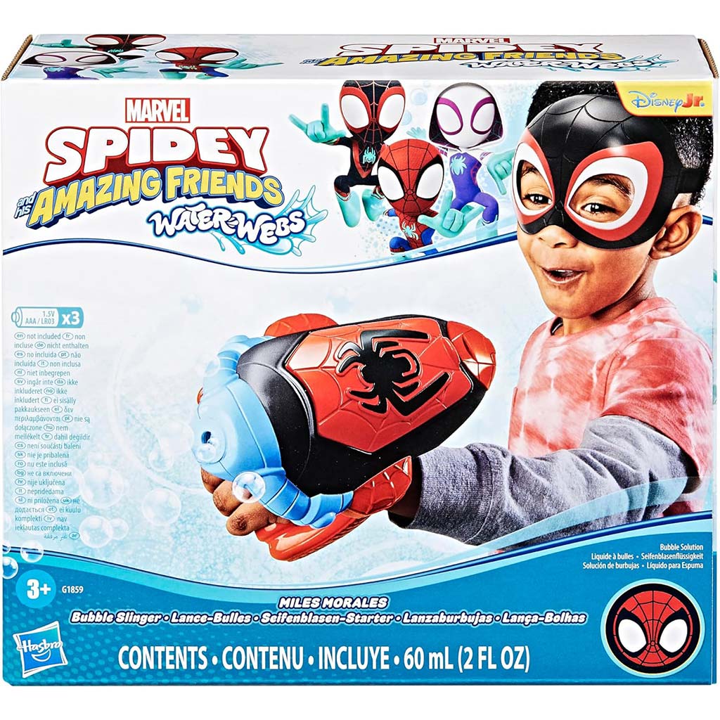 Spidey и Неговите Удивителни Приятели Waterwebs Miles Morales сапунен мехур - Hasbro изображение 1