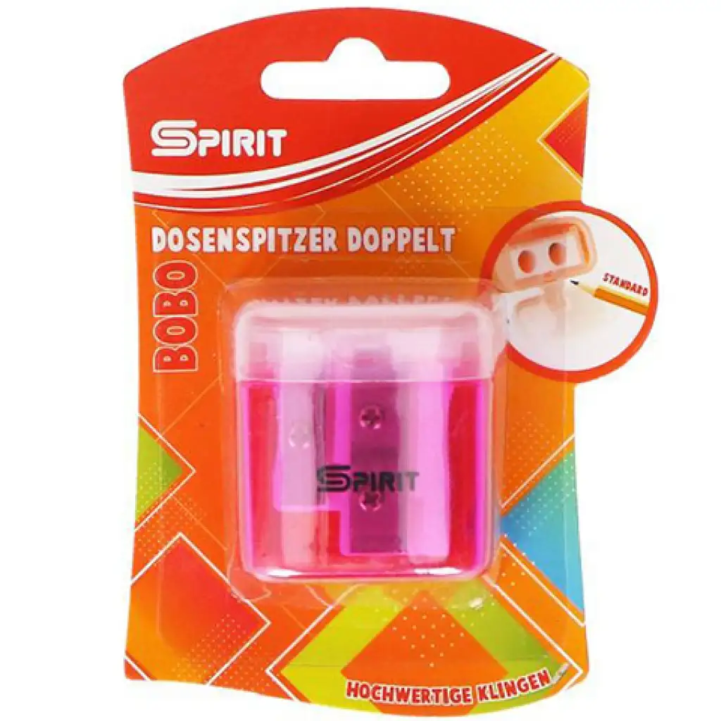 Spirit: Бобо 2 дупки пластмасов острилкa в различни цветове 1бр. опаковка изображение 2