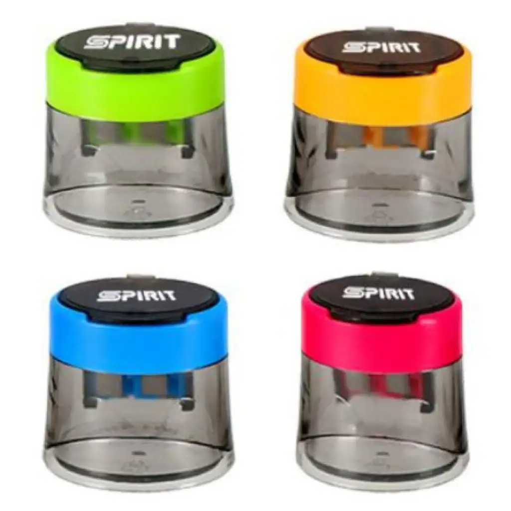 Spirit: Cappy 2-отвора прозрачна точилка за моливи в различни варианти изображение 1