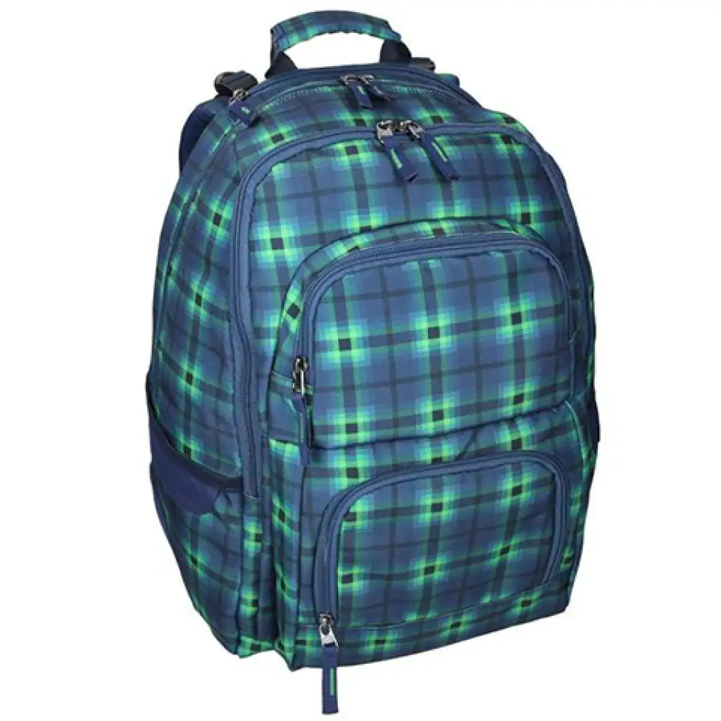 Spirit: E-Bag синя закръглена училищна раница, раница 46x34x22cm изображение 1