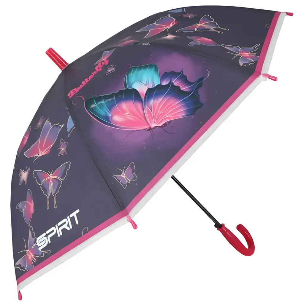 Spirit: Пеперуда автоматичен чадър 19" 66cm изображение 1