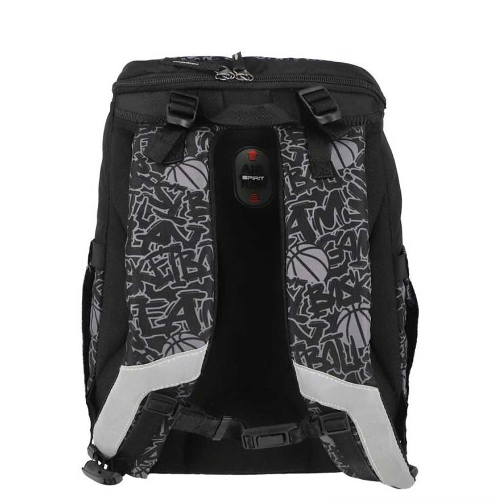 Spirit: Раница с дизайн на баскетбол, комплект от 4 части 32x19x44см изображение 3