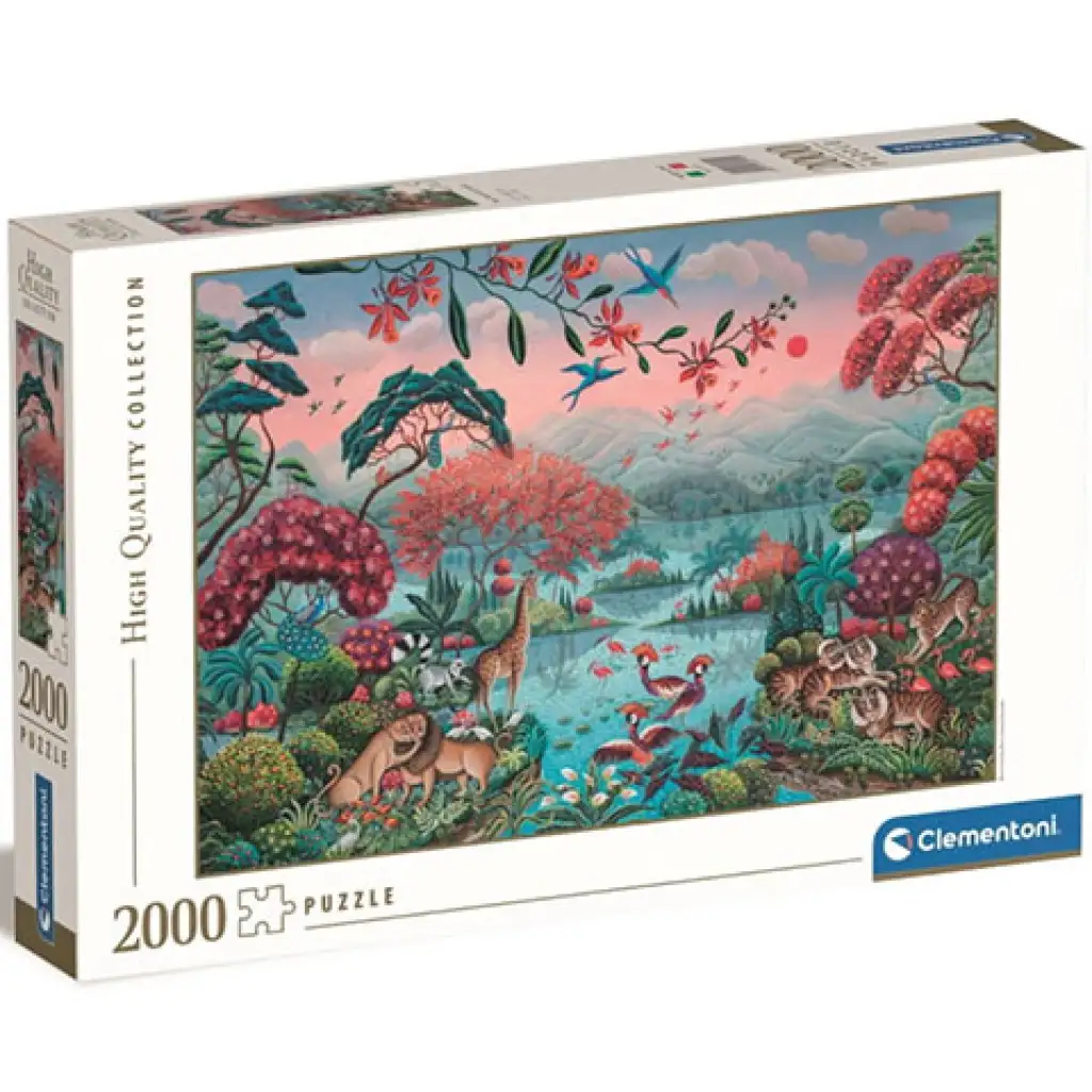 Спокойната джунгла HQC пъзел 2000бр - Clementoni изображение 1