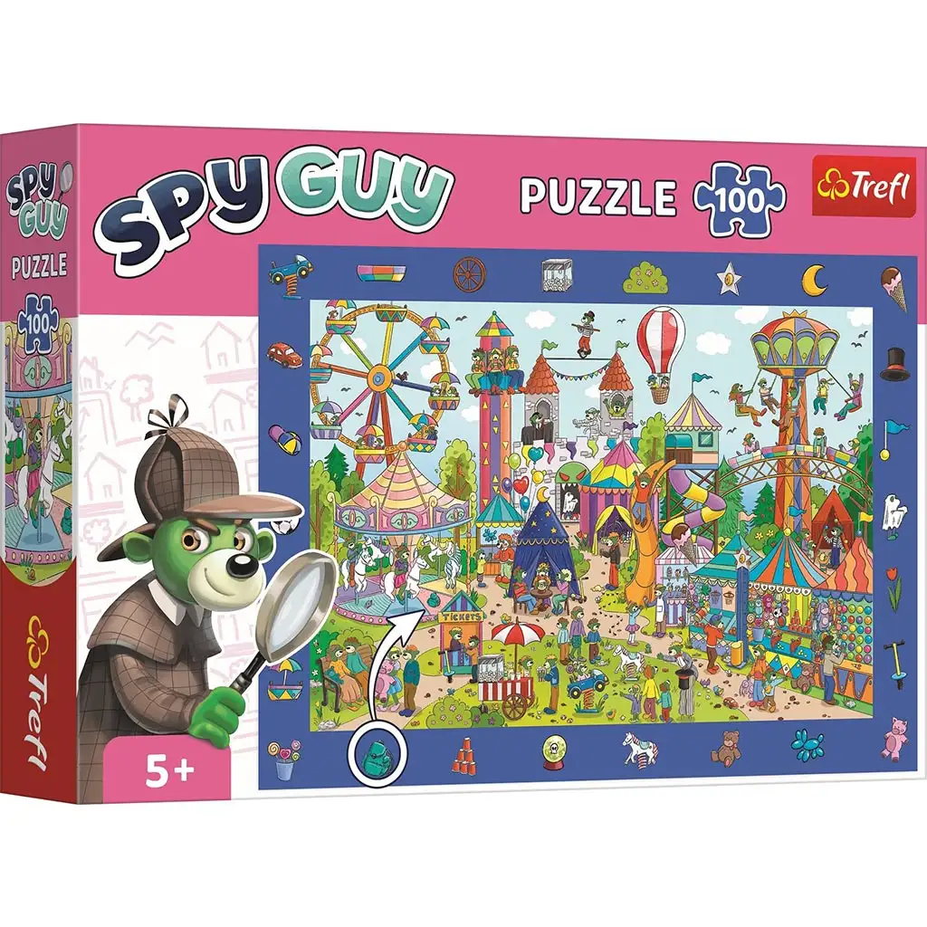 Spy Guy 100 части пъзел Вълшебен парк - Trefl изображение 1